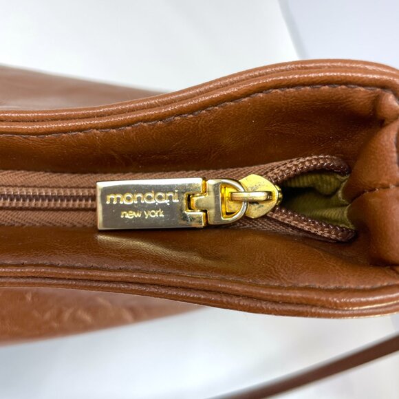 Mondani New York Brown Shoulder Bag, Synthetic Leather - Picture 5 of 16